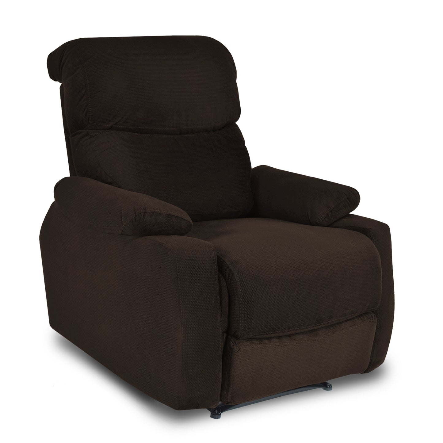 SILLA RECLINABLE VELARA 1 PUESTO MICROFIBRA CHOCOLATE
