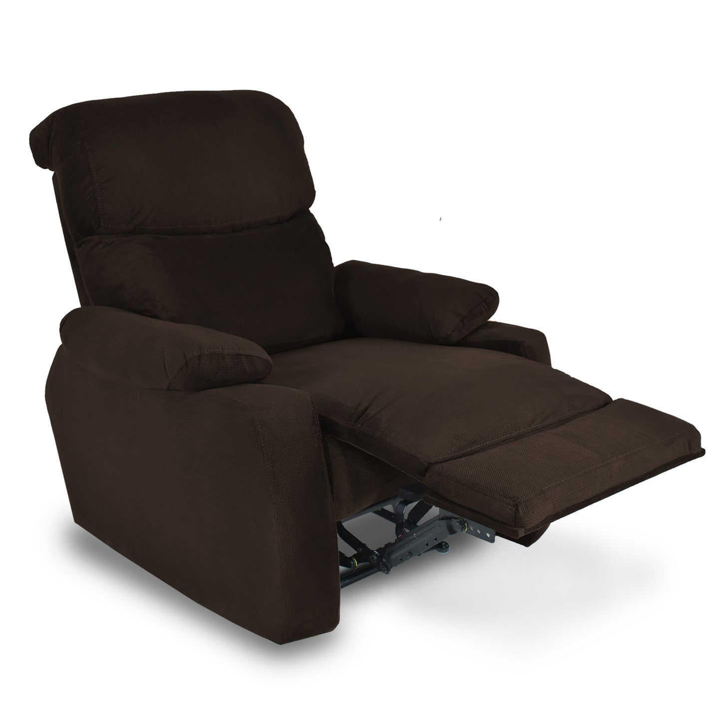 SILLA RECLINABLE VELARA 1 PUESTO MICROFIBRA CHOCOLATE