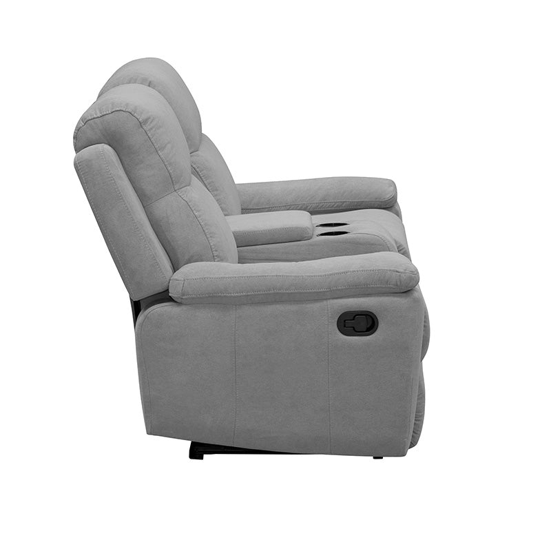 SOFA RECLINABLE CON CONSOLA MARSELLA 2 PUESTOS