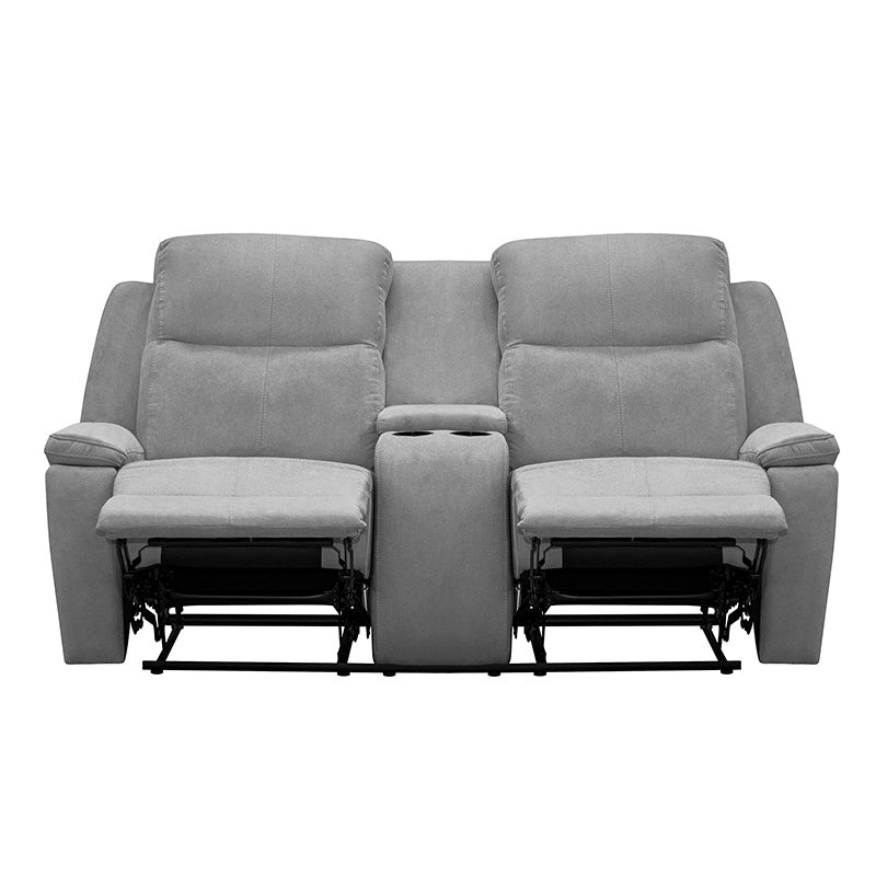 SOFA RECLINABLE CON CONSOLA MARSELLA 2 PUESTOS
