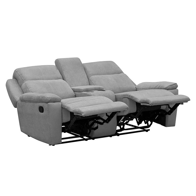 SOFA RECLINABLE CON CONSOLA MARSELLA 2 PUESTOS