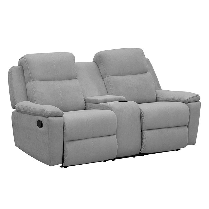 SOFA RECLINABLE CON CONSOLA MARSELLA 2 PUESTOS