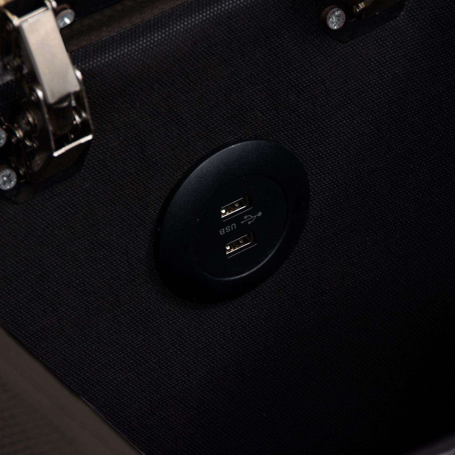 Sofá reclinable marsella 2 puestos con consola en microfibra chocolate