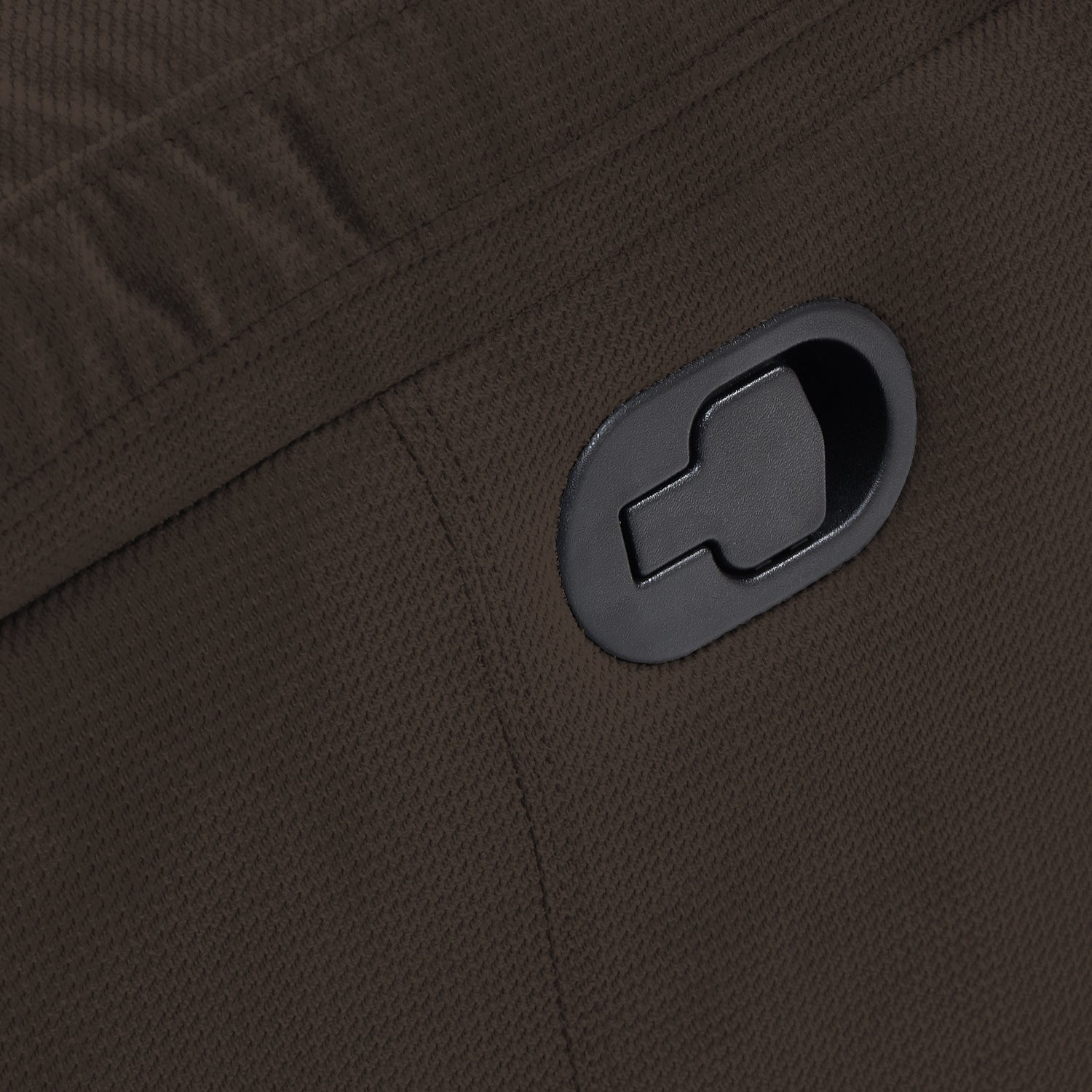 Sofá reclinable marsella 2 puestos con consola en microfibra chocolate