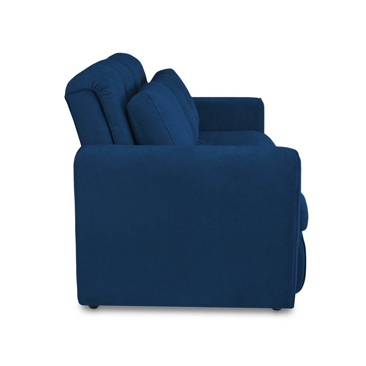 SOFA CAMA BOURBON 1.40 MICROFIBRA AZUL