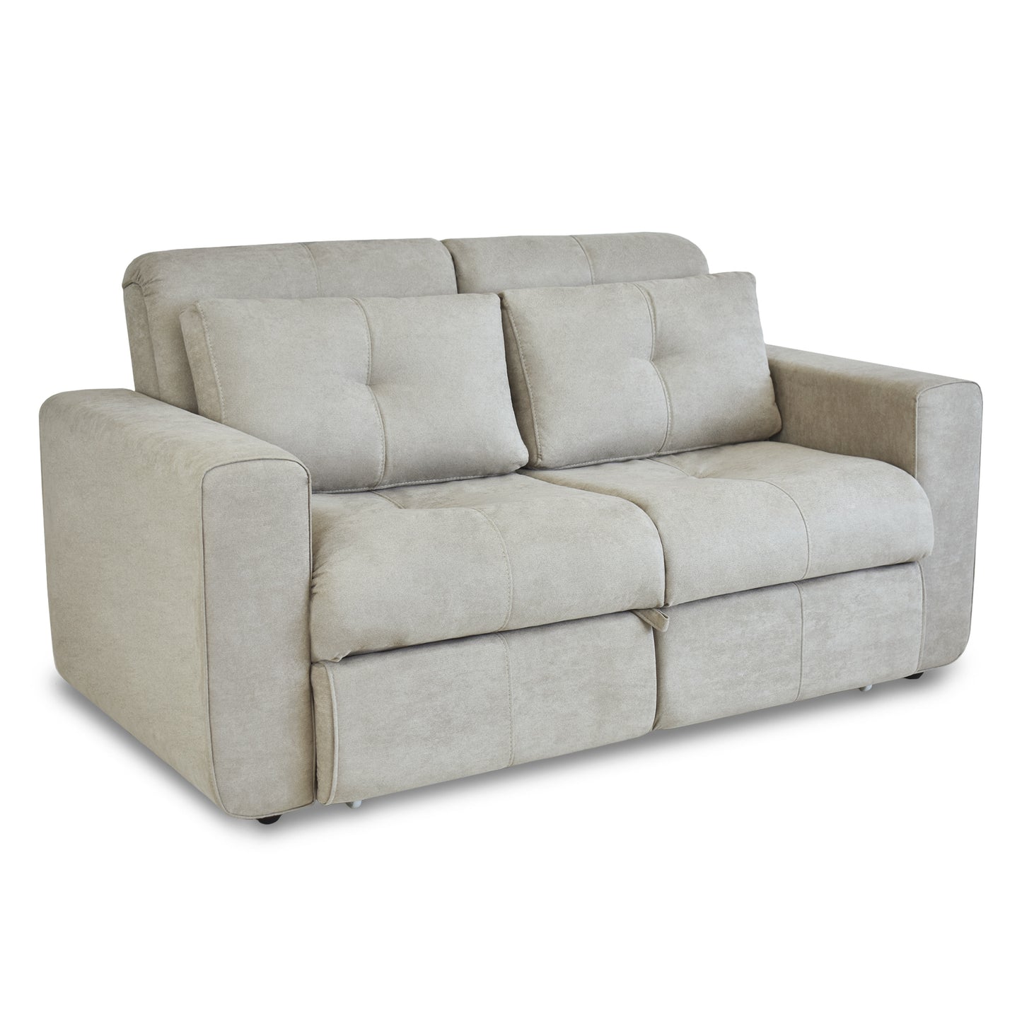 SOFA CAMA BOURBON 1.40 MICROFIBRA CAMEL