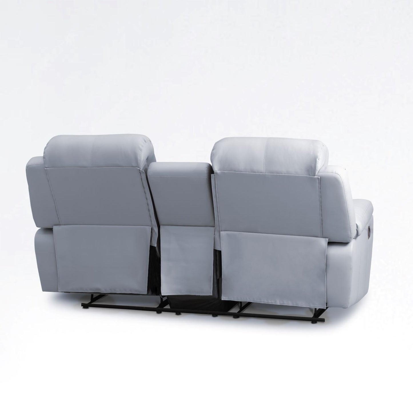SOFÁ RECLINABLE CON CONSOLA MARSELLA 2 PUESTOS