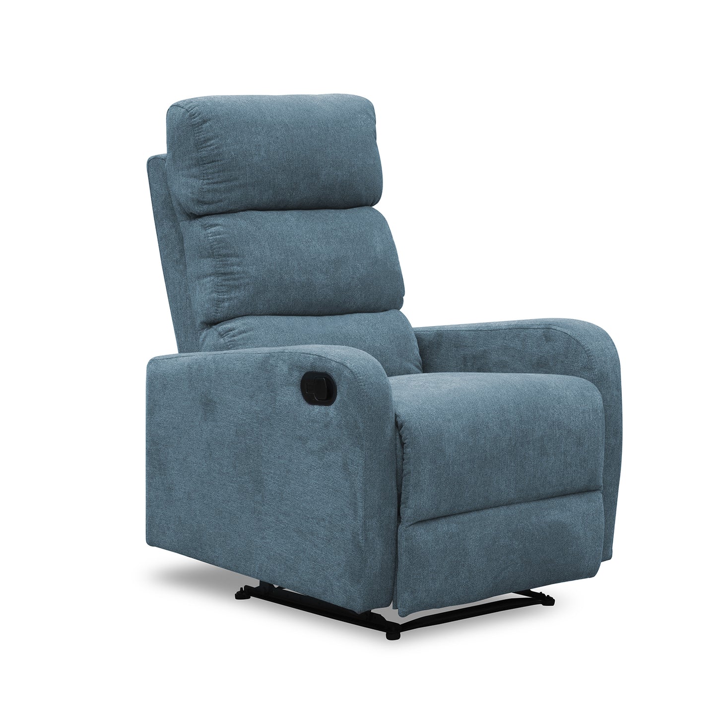SILLA RECLINABLE ESTÁTICA PEKIN 1 PUESTO MICROFIBRA INDIGO