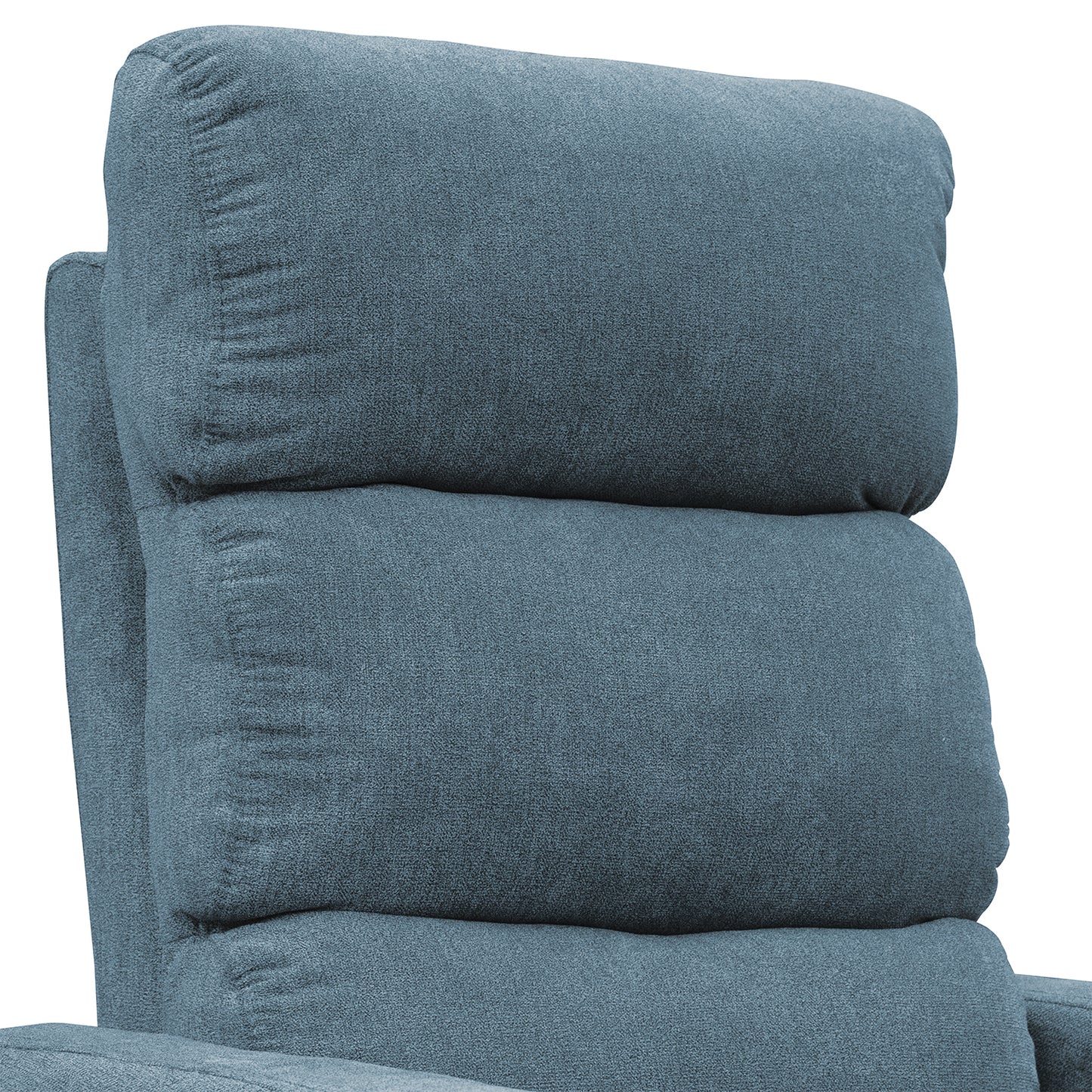 SILLA RECLINABLE ESTÁTICA PEKIN 1 PUESTO MICROFIBRA INDIGO