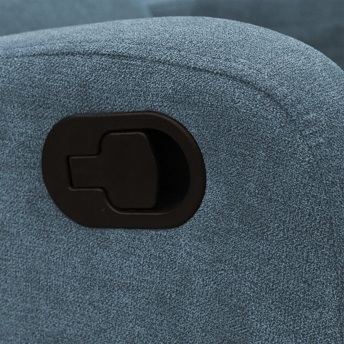 SILLA RECLINABLE ESTÁTICA PEKIN 1 PUESTO MICROFIBRA INDIGO