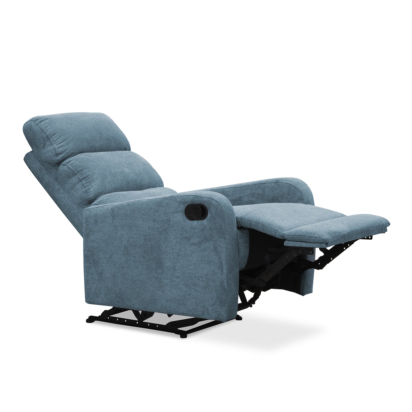 SILLA RECLINABLE ESTÁTICA PEKIN 1 PUESTO MICROFIBRA INDIGO