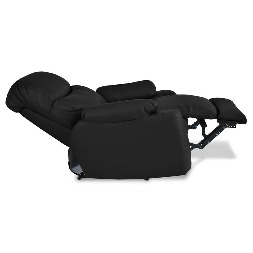SILLA RECLINABLE VELARA 1 PUESTO SINTETICO NEGRO