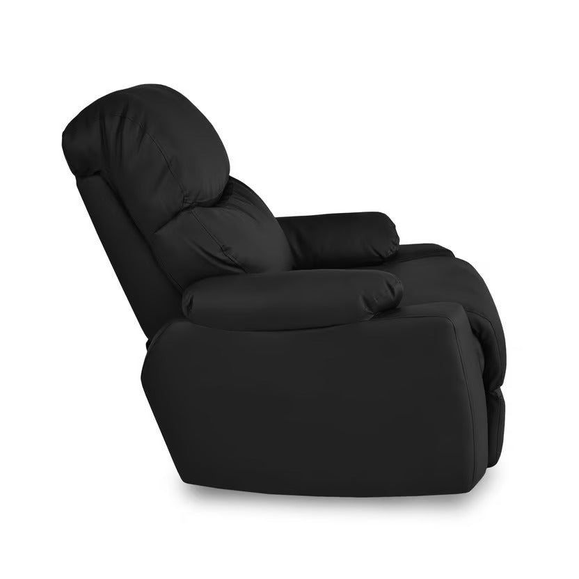 SILLA RECLINABLE VELARA 1 PUESTO SINTETICO NEGRO