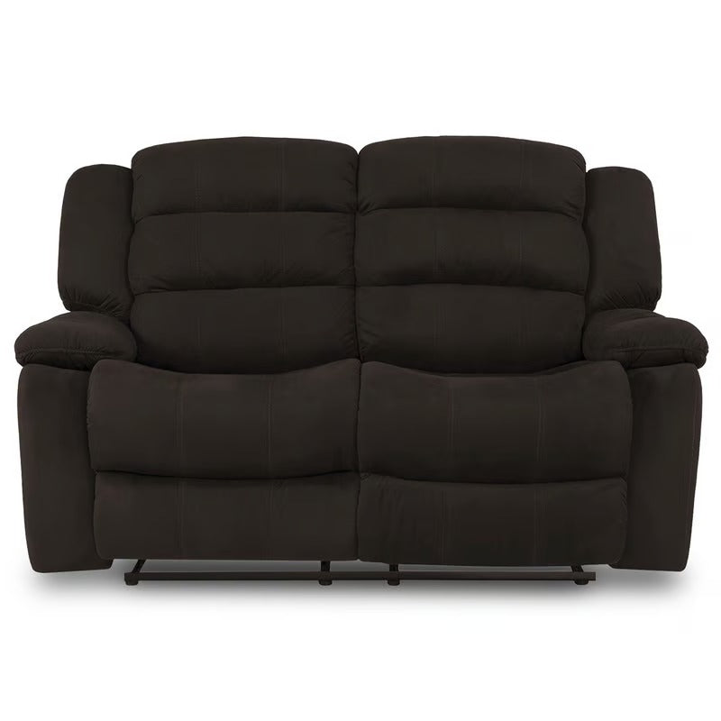 SOFA RECLINABLE DHAKA 2P MICROFIBRA CHOCOLATE