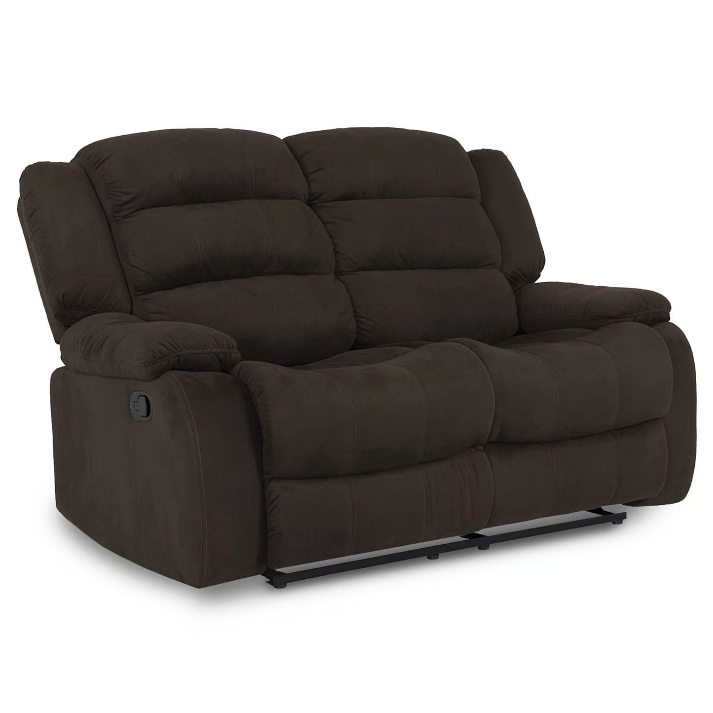 SOFA RECLINABLE DHAKA 2P MICROFIBRA CHOCOLATE