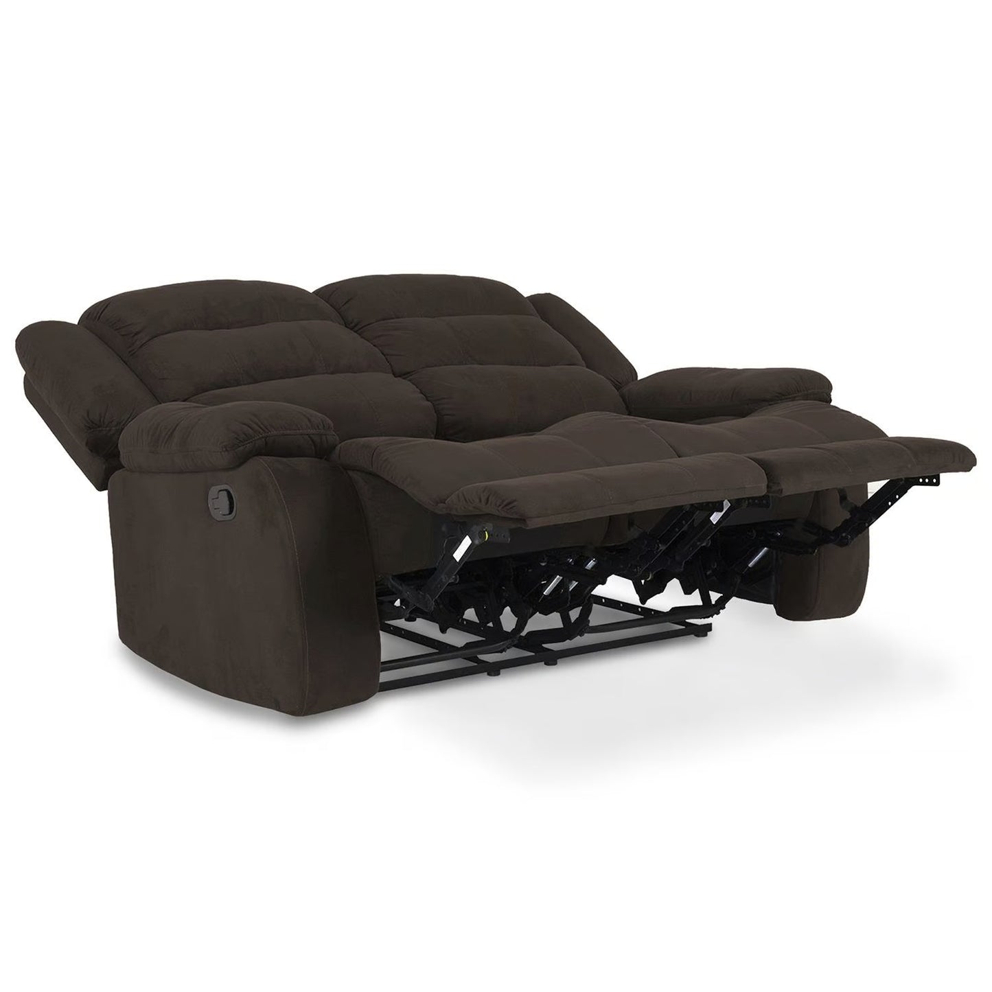 SOFA RECLINABLE DHAKA 2P MICROFIBRA CHOCOLATE