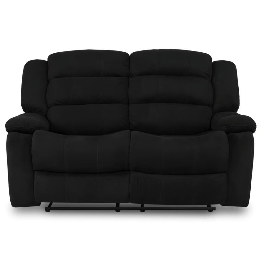 SOFA RECLINABLE DHAKA 2P MICROFIBRA NEGRO