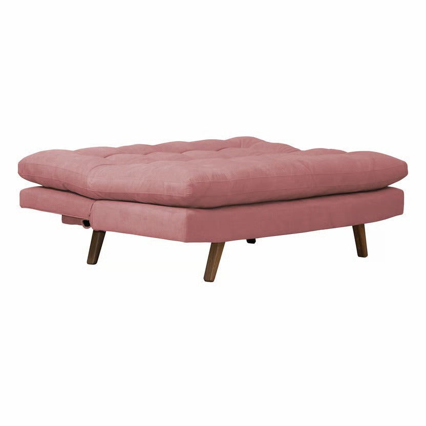 Sofa cama zur natural microfibra rosa