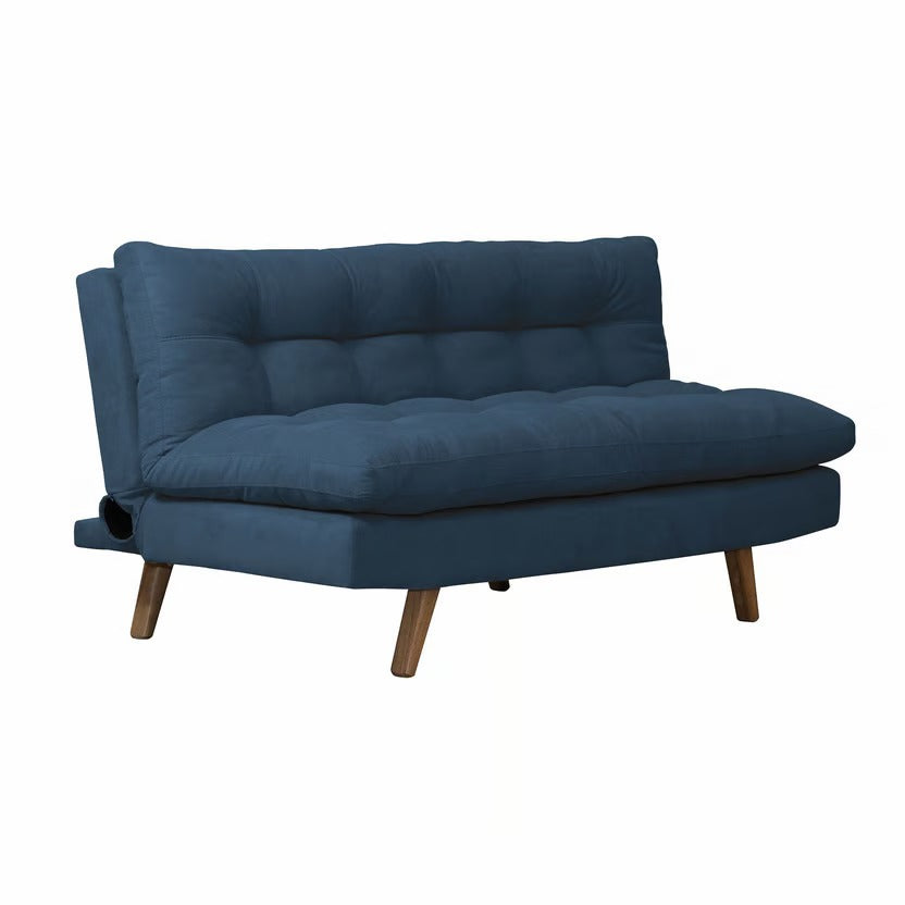 Sofa cama zur natural microfibra azul
