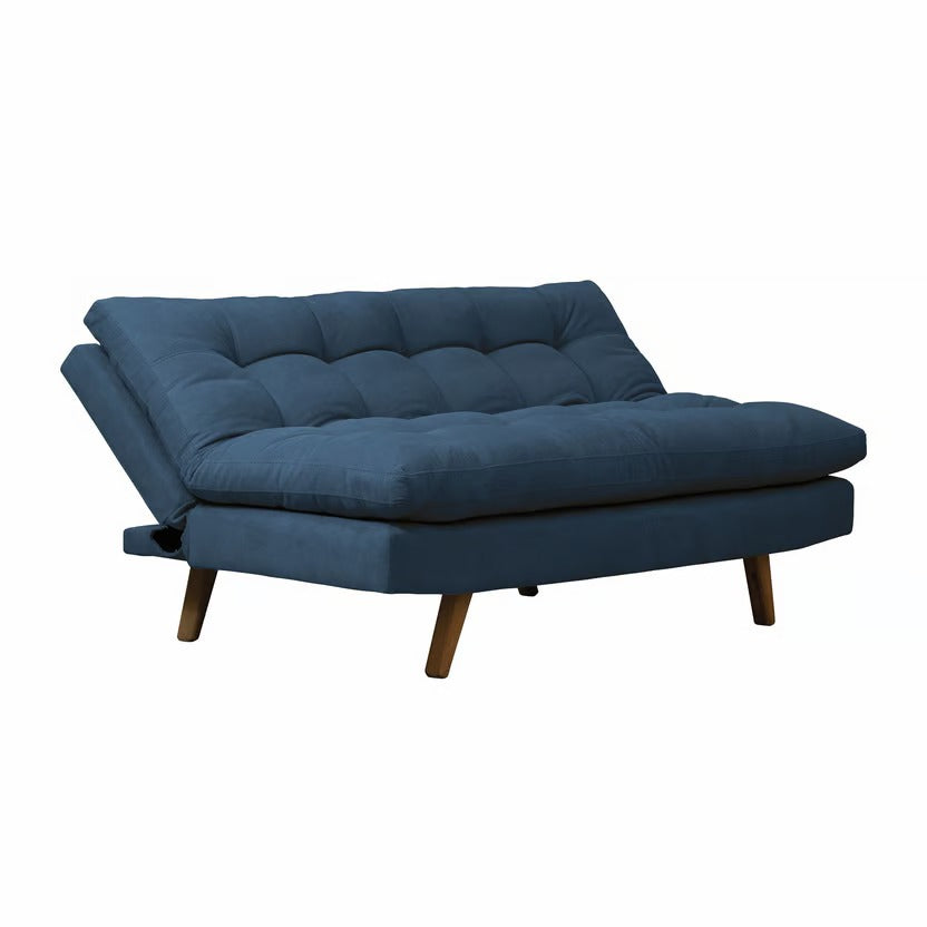 Sofa cama zur natural microfibra azul