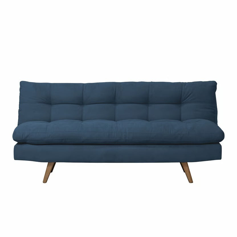 Sofa cama zur natural microfibra azul