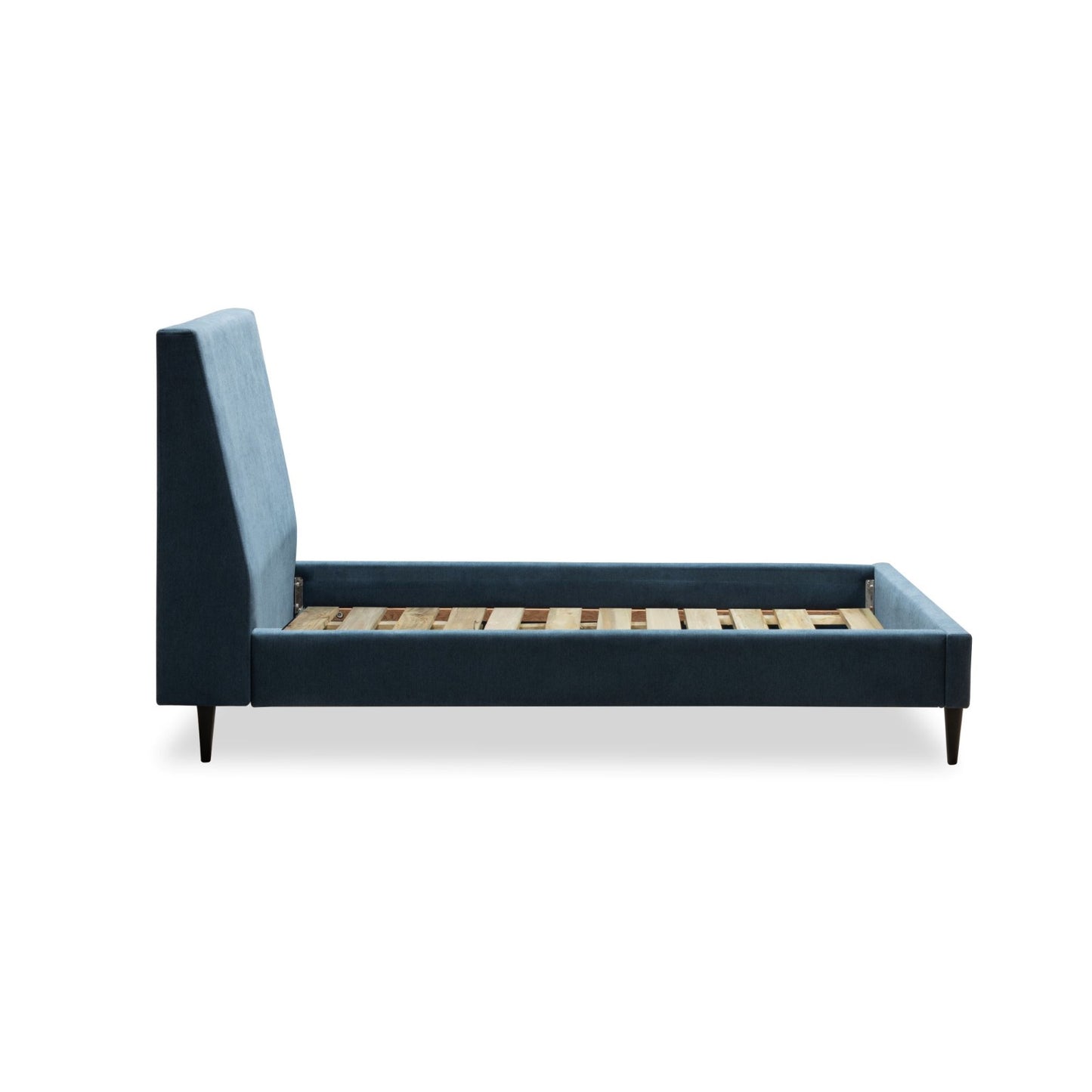 CAMA TAPIZADA BERLIN 140X190 ZULIA AZUL