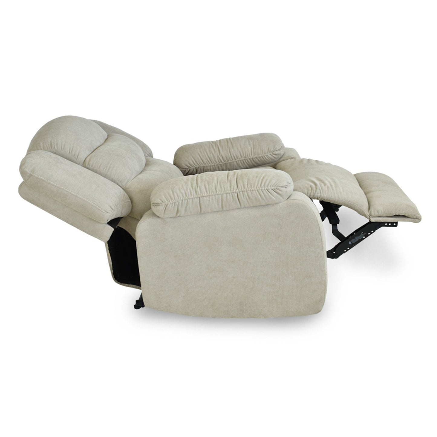 SILLA RECLINABLE GRAND ESTATICA 1 PUESTO MICROFIBRA CAMEL