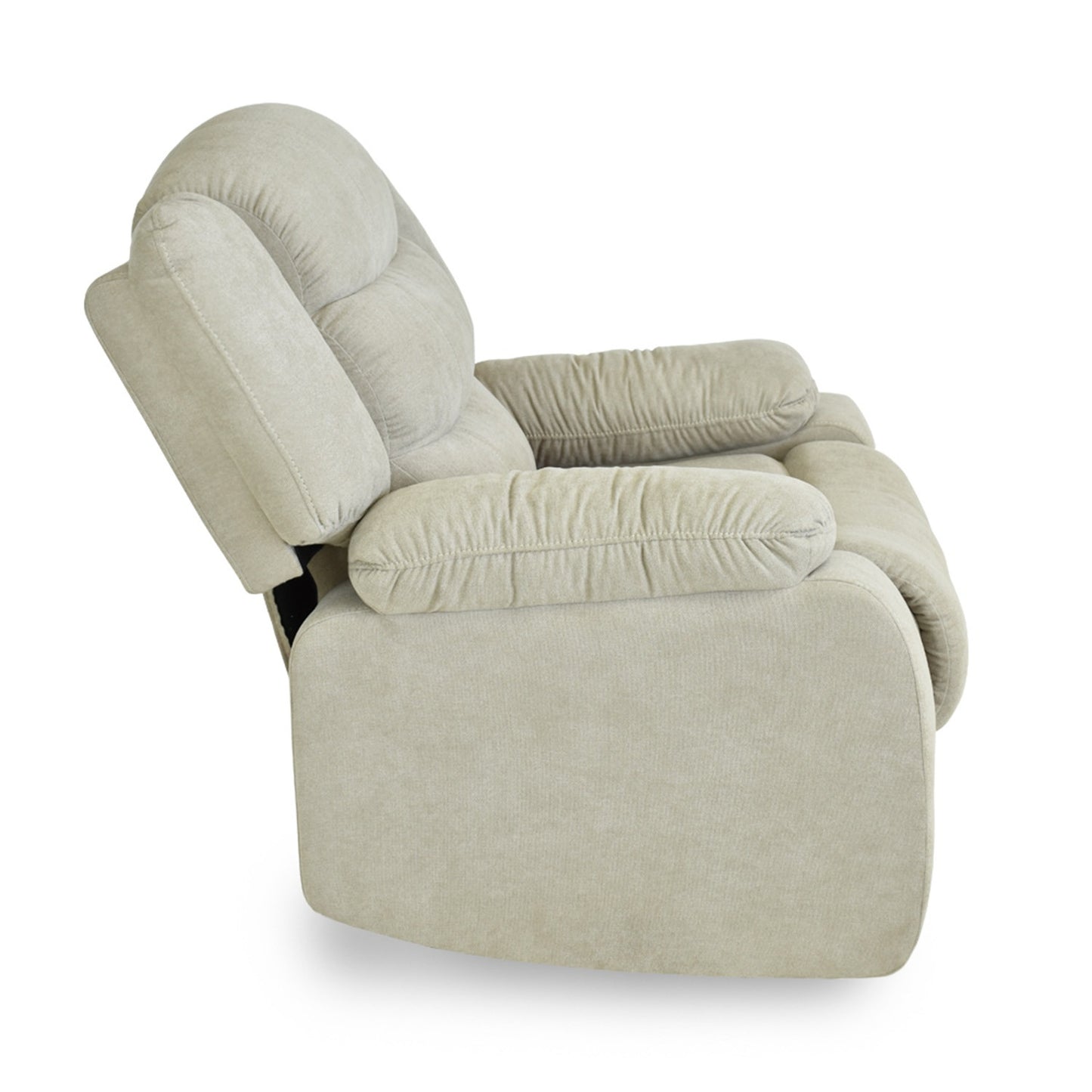 SILLA RECLINABLE GRAND ESTATICA 1 PUESTO MICROFIBRA CAMEL