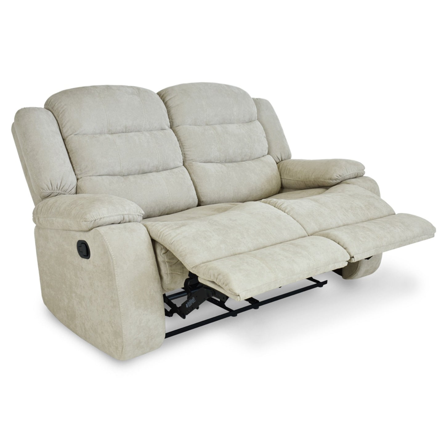 SOFA RECLINABLE GRAND 2 PUESTOS MICROFIBRA CAMEL