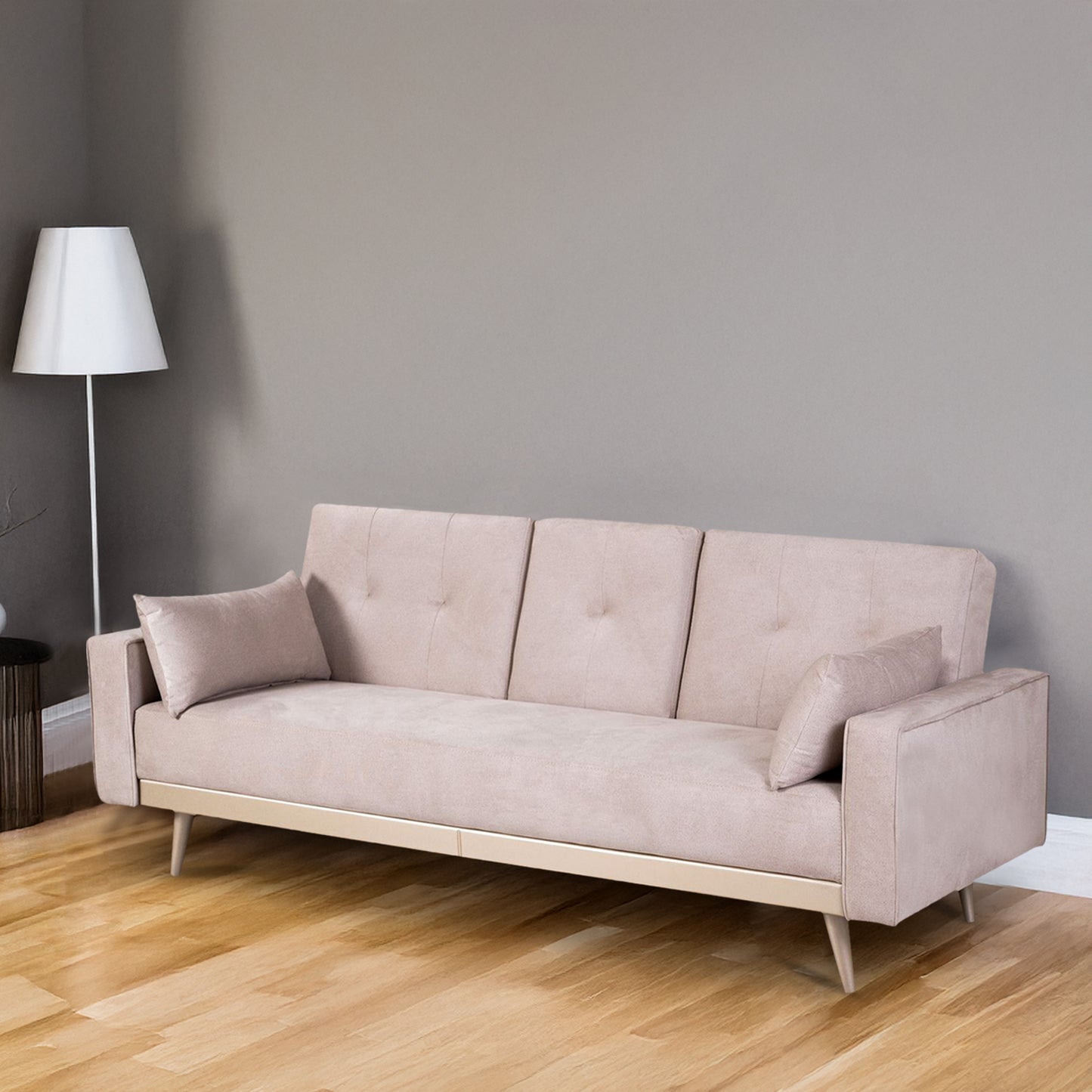 SOFA CAMA NOVA 2.0 MICROFIBRA CRUDO