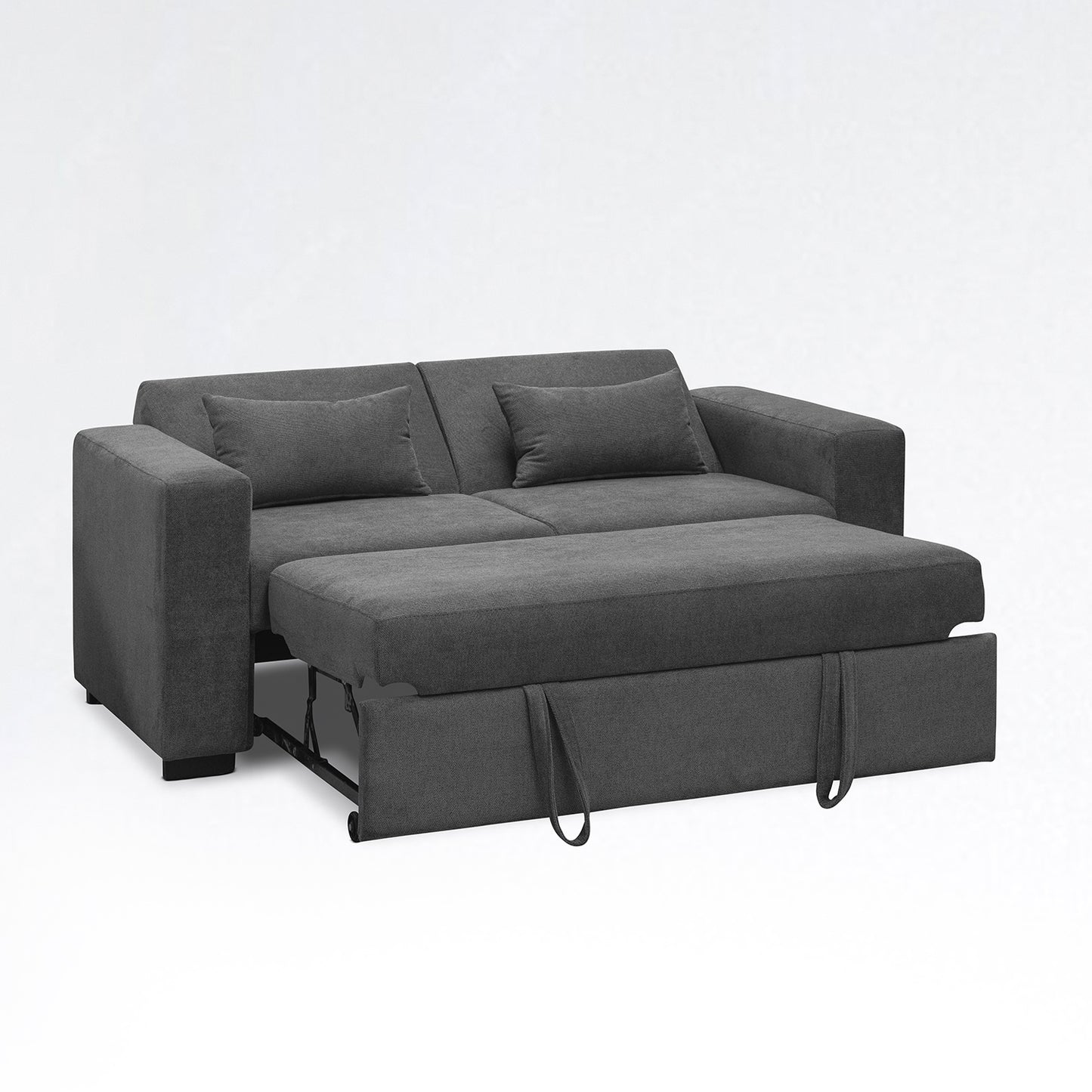 SOFA CAMA OLIVER 140 GRIS PLOMO