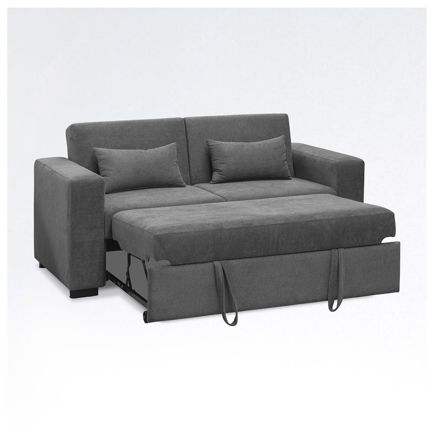 SOFA CAMA OLIVER 140 GRIS PLOMO