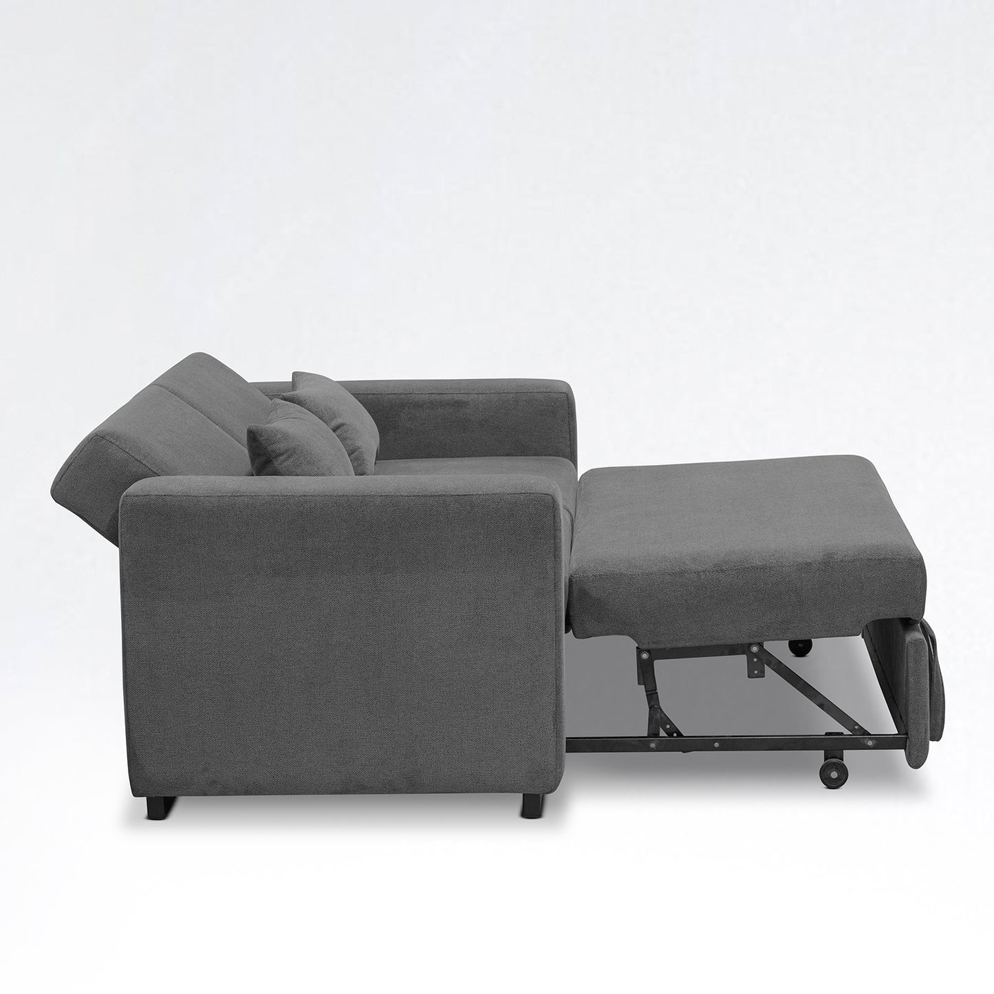 SOFA CAMA OLIVER 140 GRIS PLOMO
