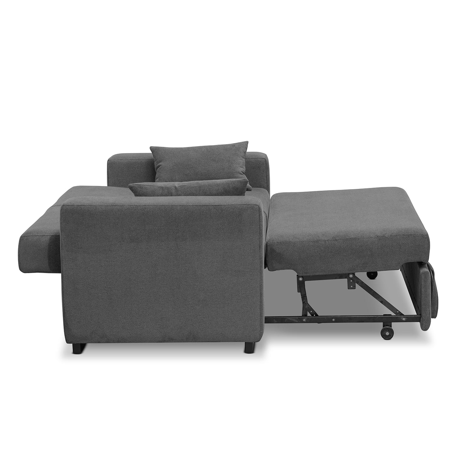 SOFA CAMA OLIVER 140 GRIS PLOMO