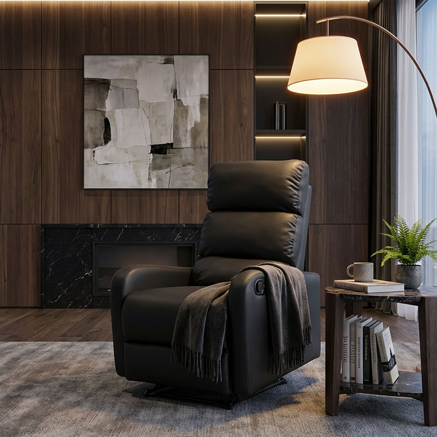 Silla reclinable Pekin Roma negro