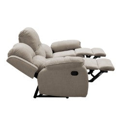 SOFA REC BROOKLYN3 PTOS ESTATICO USB MICROFIBRA CAMEL
