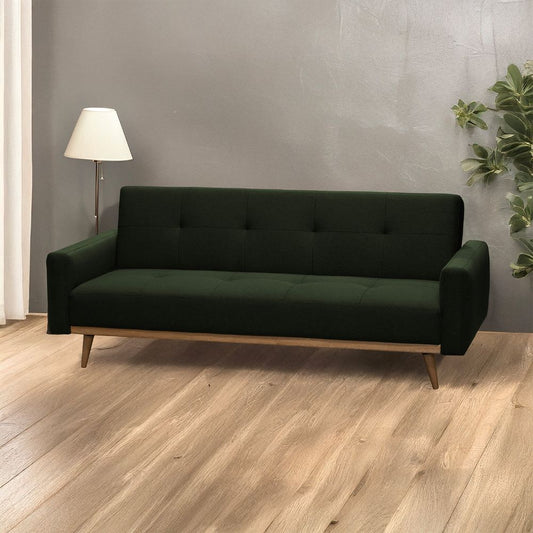 SOFA CAMA  MARK  MICROFIBRA  VERDE OLIVA