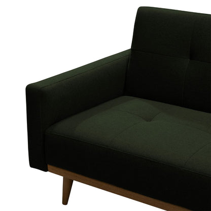 SOFA CAMA  MARK  MICROFIBRA  VERDE OLIVA