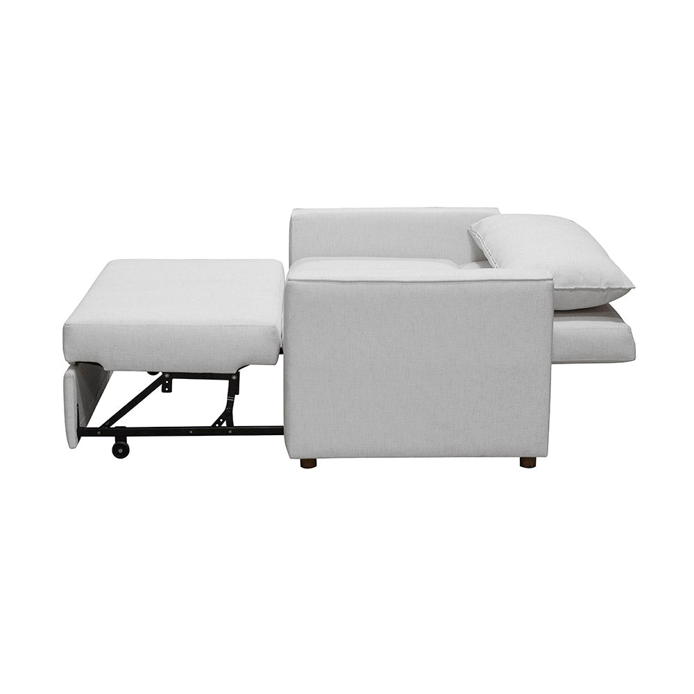 Sofá cama Soren 1.40 microfibra gris