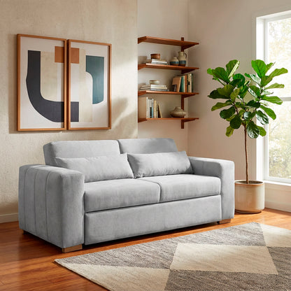 Sofá cama Olwen 1.40 Microfibra Alumino