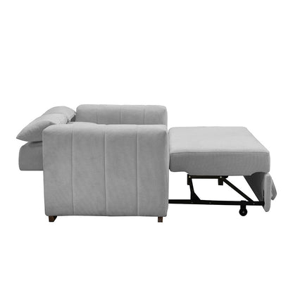 Sofá cama Olwen 1.60 Microfibra Alumino