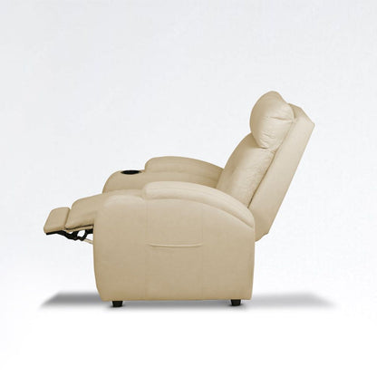 SILLA RECLINABLE LOGAN 1 PUESTO ESTATICO TIPO SINTETICO CAMEL