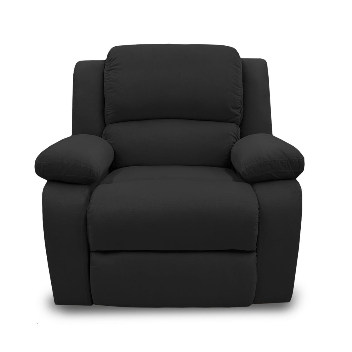 Reclinable Sull estática Microfibra negro