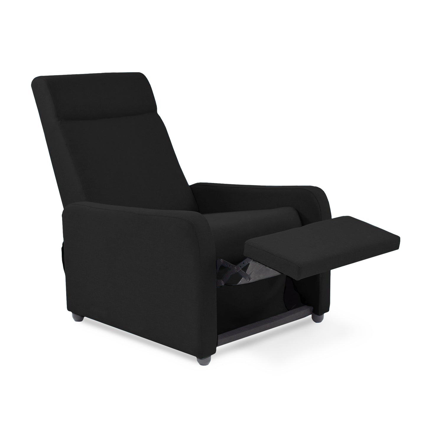 SILLA RECLINABLE PRAXIS MICROFIBRA   NEGRO