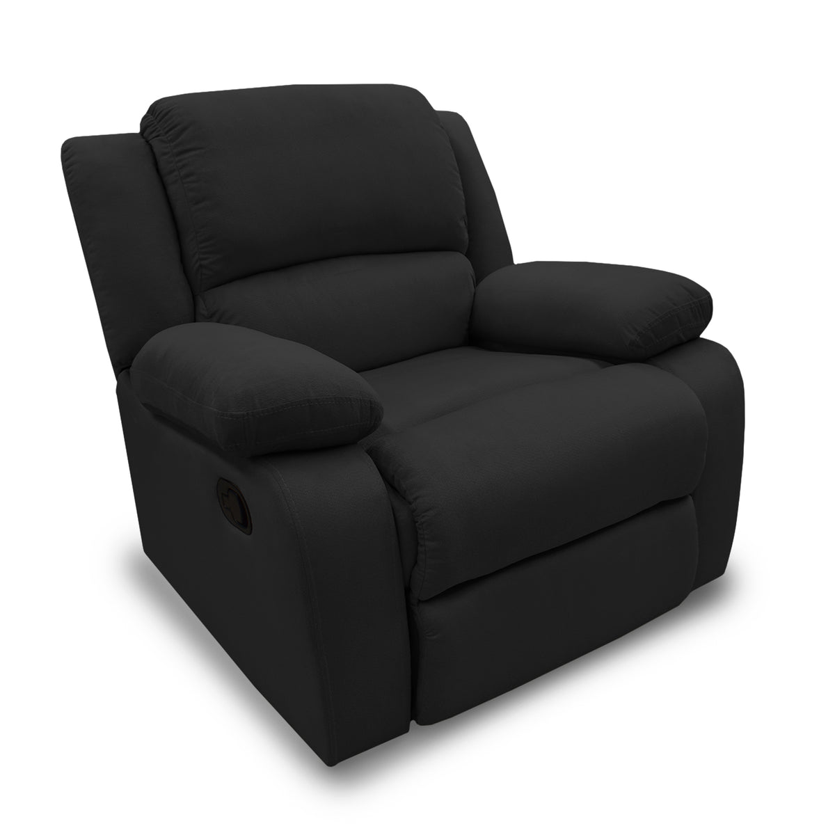 Reclinable Sull estática Microfibra negro