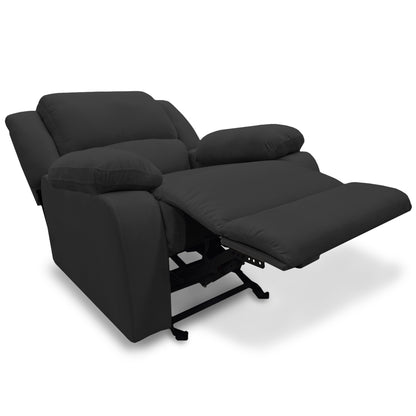 Reclinable Sull estática Microfibra negro