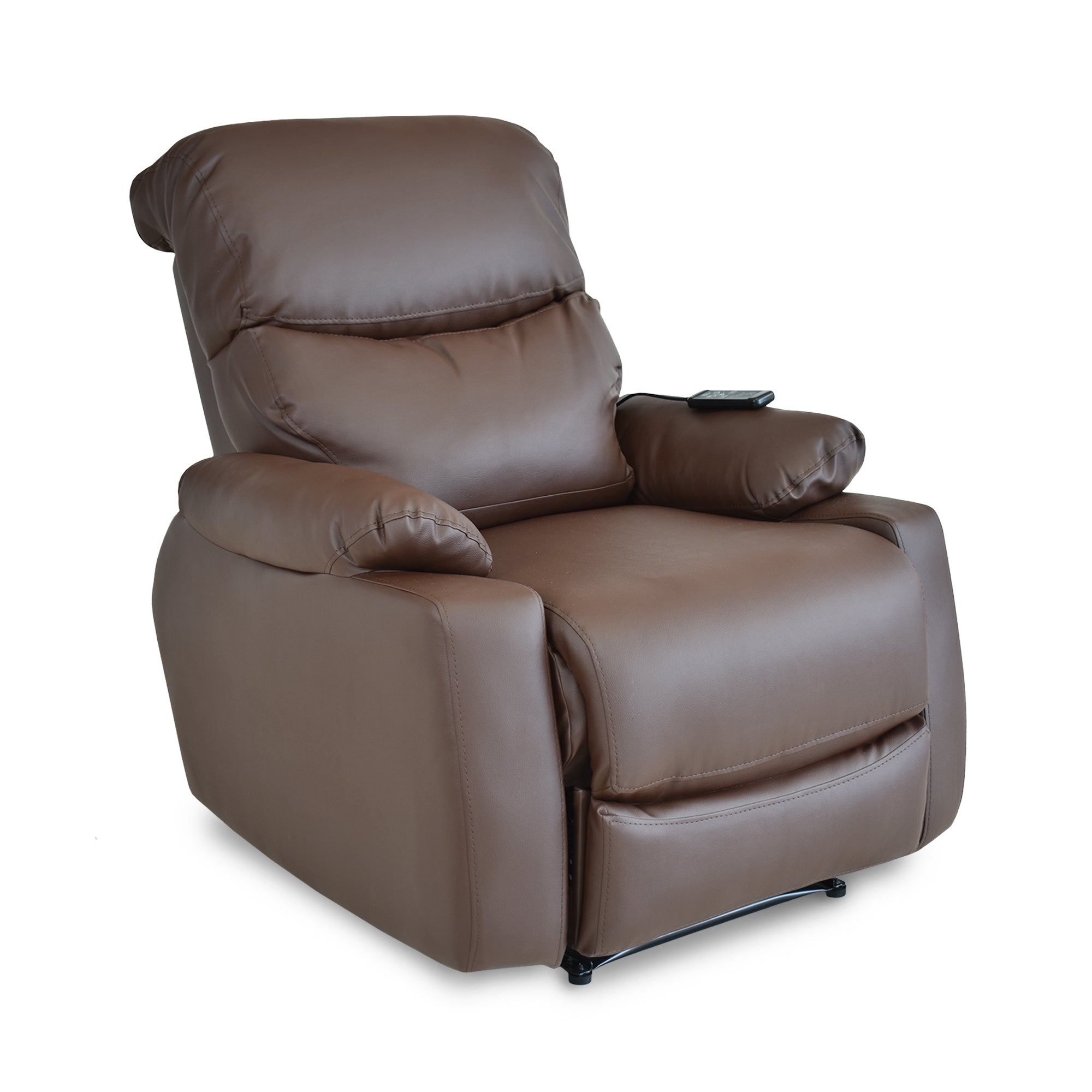 Silla reclinable velara 1 puesto sintético chocolate masaje