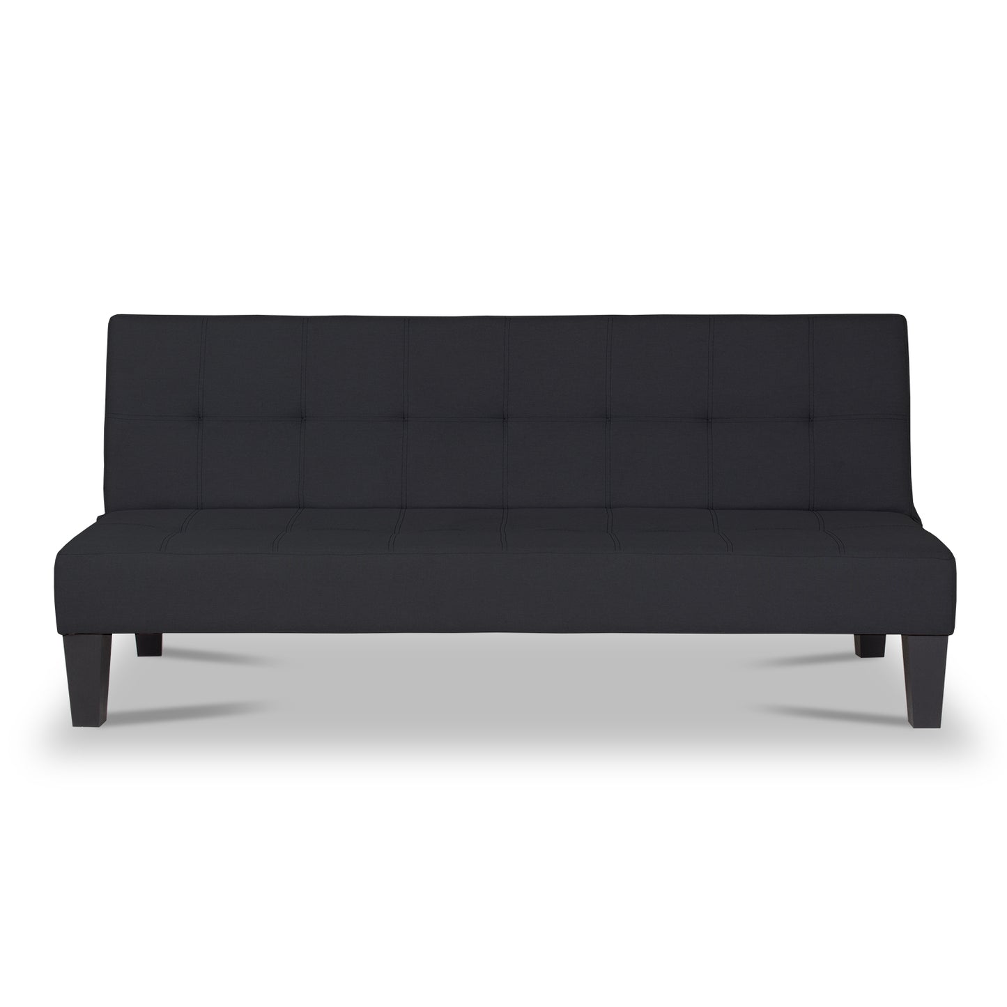SOFA CAMA ALEK   TIPO SINTETICO   NEGRO