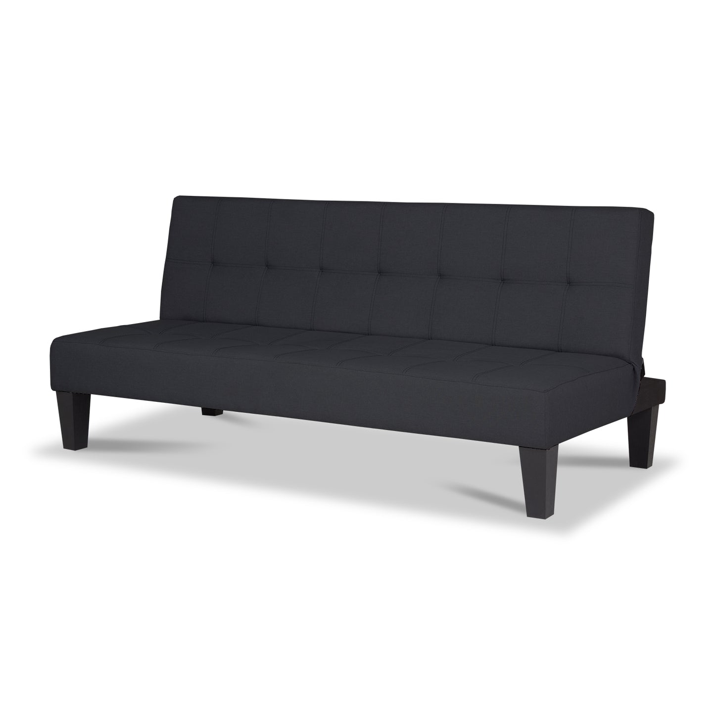 SOFA CAMA ALEK   TIPO SINTETICO   NEGRO