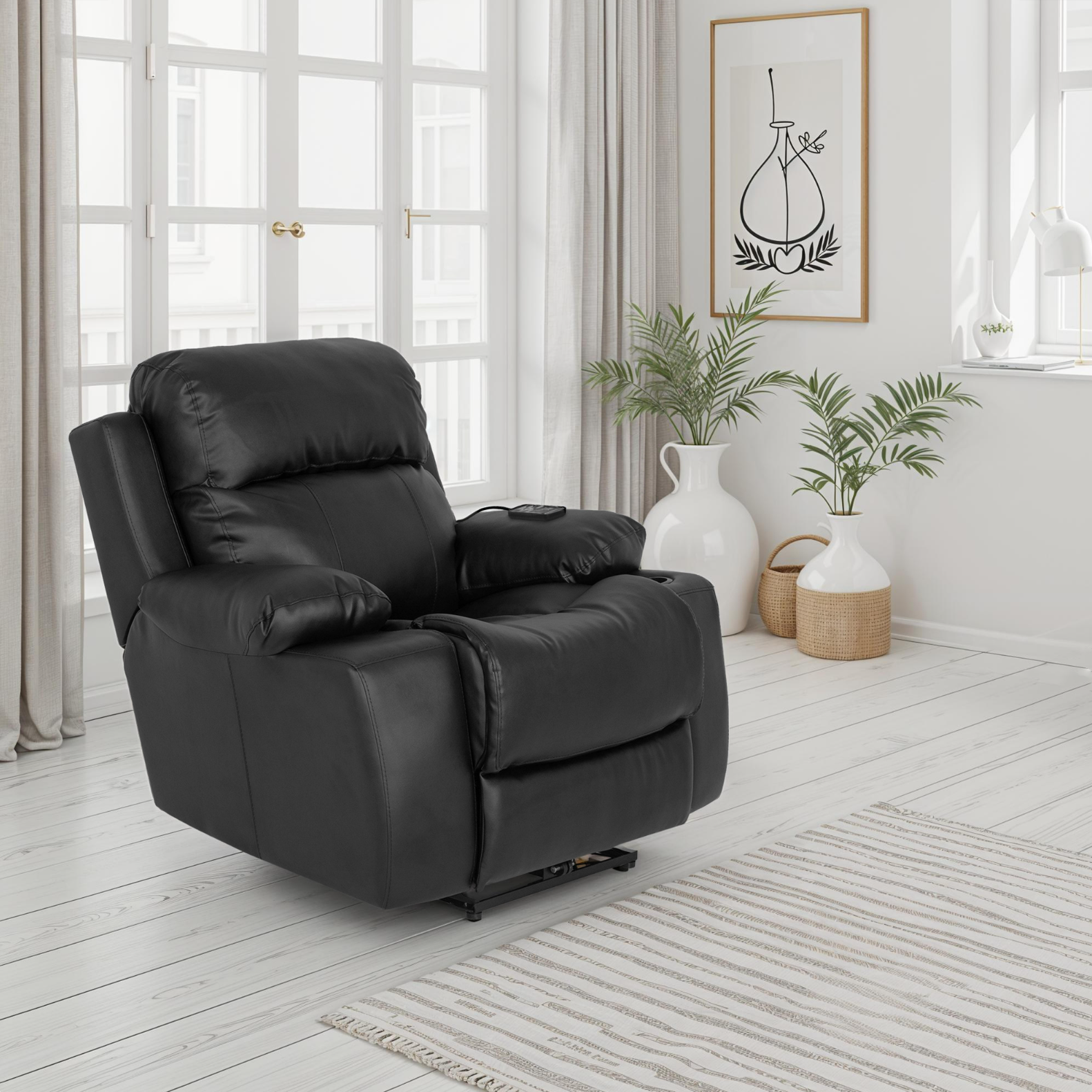 Silla reclinable masajeadora austin estática